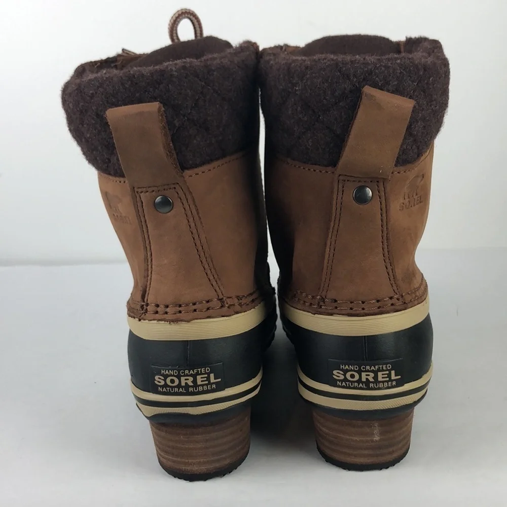 NEW Sorel Slimpack 2 Lace Up Ankle Boots Booties 5